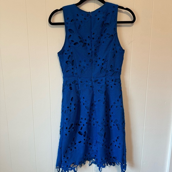 MAEVE Blue Lace Knit Dress - Picture 5 of 5